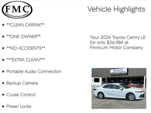 2024 Toyota Camry LE