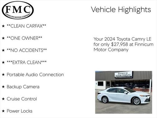 2024 Toyota Camry LE