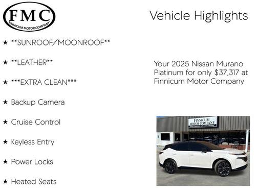 2025 Nissan Murano Platinum