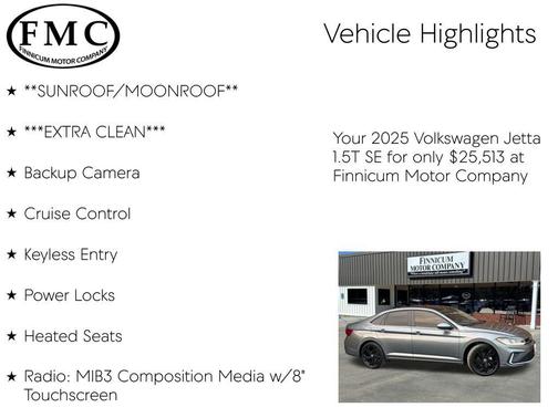 2025 Volkswagen Jetta 1.5T SE
