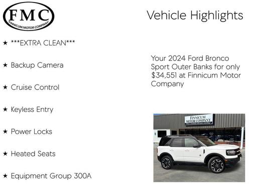 2024 Ford Bronco Sport Outer Banks