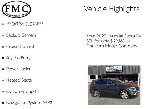 2023 Hyundai SANTA FE SEL 2.4