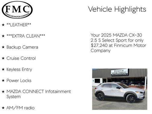 2025 Mazda CX-30 2.5 S Select Sport
