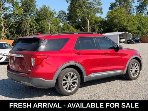 Rapid Red Metallic Tinted Clearcoat 2020 Ford Explorer XLT