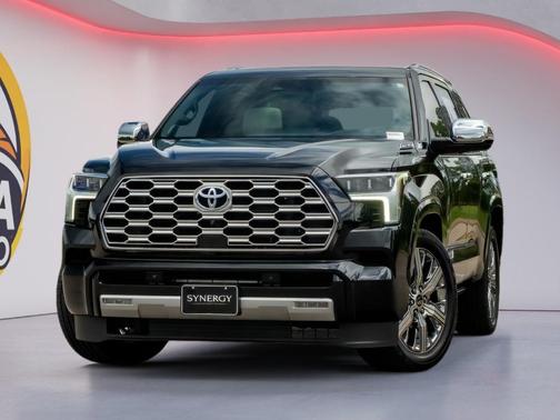 Midnight Black Metallic 2024 Toyota Sequoia Capstone