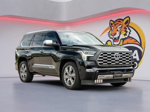 Midnight Black Metallic 2024 Toyota Sequoia Capstone