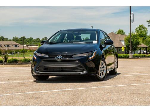 Midnight Black Metallic 2026 Toyota Corolla Hybrid LE
