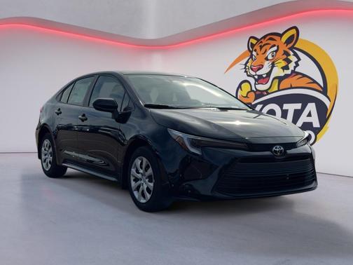 Midnight Black Metallic 2026 Toyota Corolla Hybrid LE