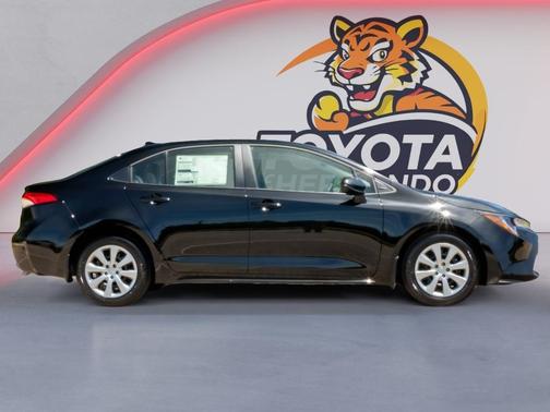 Midnight Black Metallic 2026 Toyota Corolla Hybrid LE
