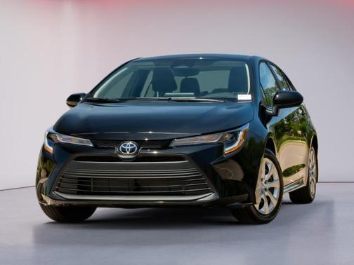 Midnight Black Metallic 2026 Toyota Corolla Hybrid LE