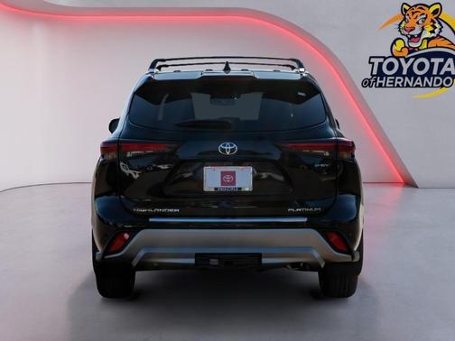 Midnight Black Metallic 2026 Toyota Highlander Hybrid Platinum