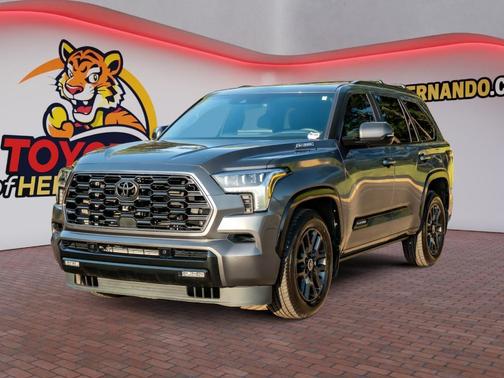 Magnetic Gray Metallic 2024 Toyota Sequoia Platinum