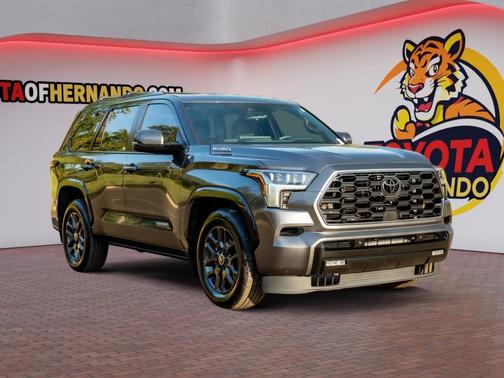 Magnetic Gray Metallic 2024 Toyota Sequoia Platinum