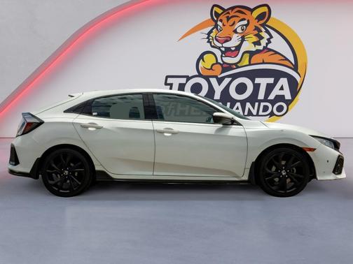 White Orchid Pearl 2019 Honda Civic Sport