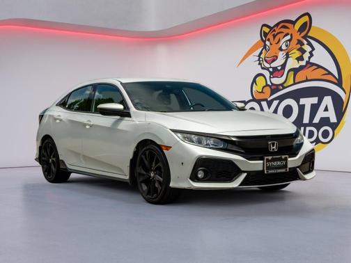White Orchid Pearl 2019 Honda Civic Sport