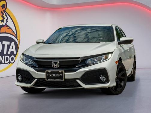 White Orchid Pearl 2019 Honda Civic Sport