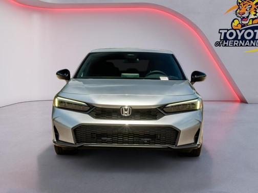 Solar Silver Metallic 2025 Honda Civic Sport