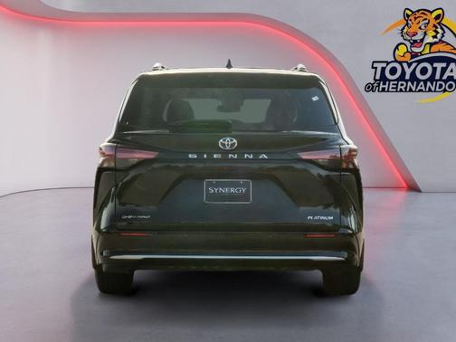 Midnight Black Metallic 2025 Toyota Sienna Platinum