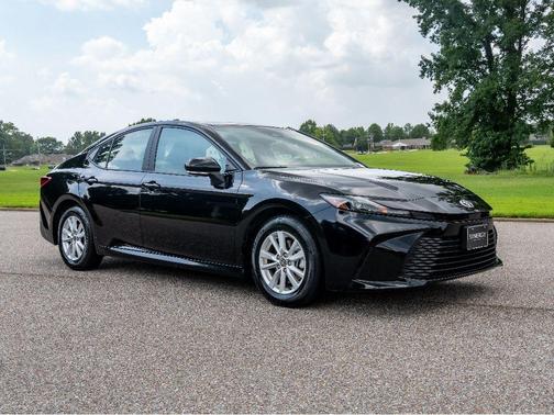 Midnight Black Metallic 2025 Toyota Camry LE