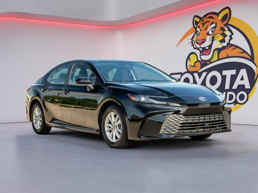 Midnight Black Metallic 2025 Toyota Camry LE