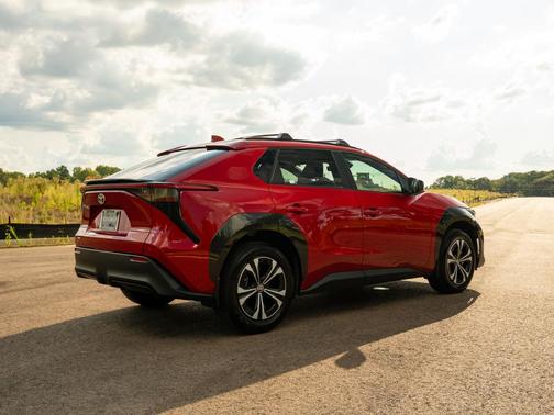 Supersonic Red 2024 Toyota bZ4X XLE