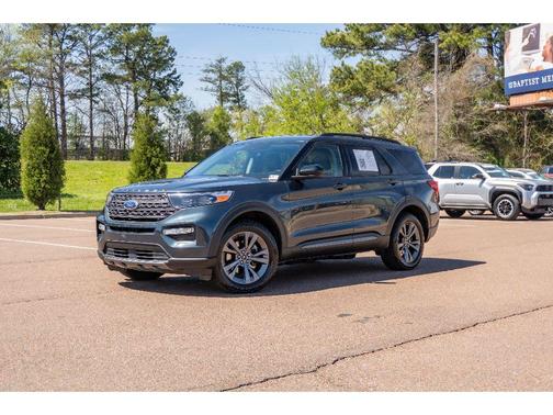 STONE BLUE METALLIC 2022 Ford Explorer XLT
