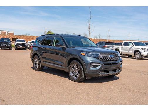 STONE BLUE METALLIC 2022 Ford Explorer XLT