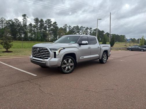 Celestial Silver Metallic 2026 Toyota Tundra Hybrid Capstone