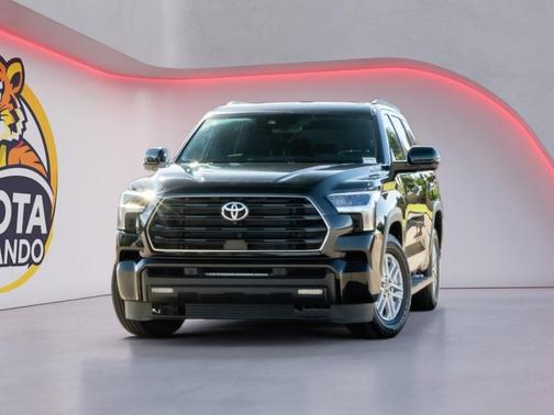 Midnight Black Metallic 2025 Toyota Sequoia SR5
