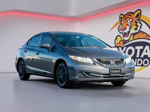 Gray 2014 Honda Civic LX