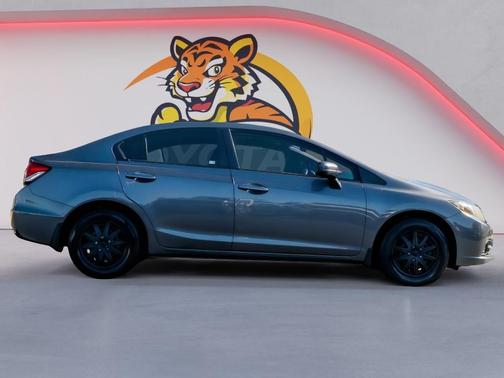 Gray 2014 Honda Civic LX