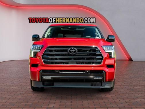 Supersonic Red 2024 Toyota Sequoia Limited