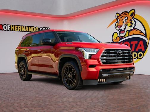 Supersonic Red 2024 Toyota Sequoia Limited