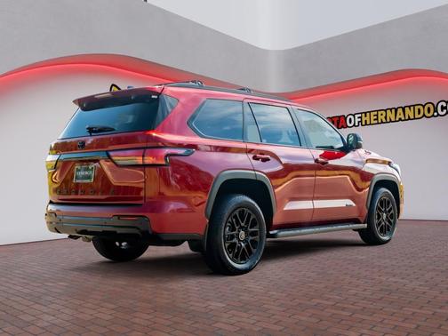 Supersonic Red 2024 Toyota Sequoia Limited