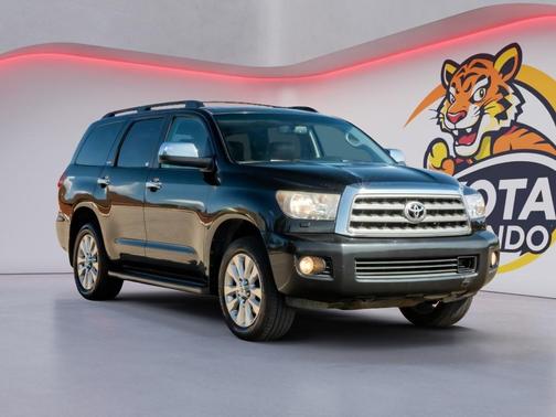 Black 2010 Toyota Sequoia Platinum