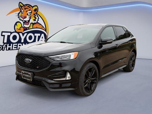 Agate Black Metallic 2021 Ford Edge ST