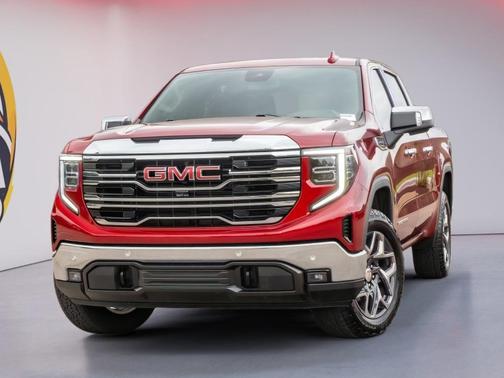 Volcanic Red Tintcoat 2025 GMC Sierra 1500 SLT
