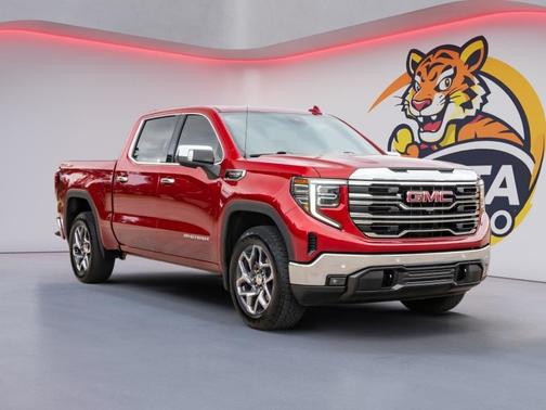 Volcanic Red Tintcoat 2025 GMC Sierra 1500 SLT