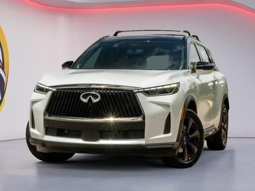 Radiant White/Black Obsidian 2026 INFINITI QX60 AUTOGRAPH