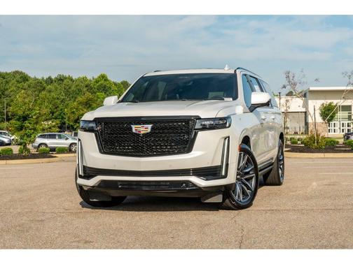 Crystal White Tricoat 2022 Cadillac Escalade ESV Sport Platinum