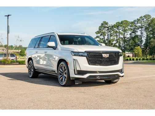 Crystal White Tricoat 2022 Cadillac Escalade ESV Sport Platinum