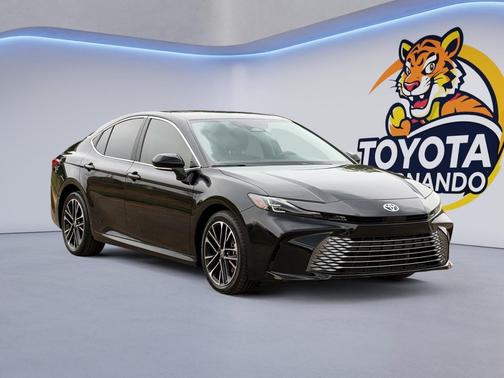 Midnight Black Metallic 2025 Toyota Camry XLE