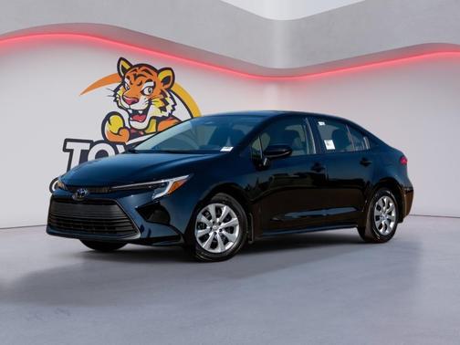 Midnight Black Metallic 2026 Toyota Corolla Hybrid LE