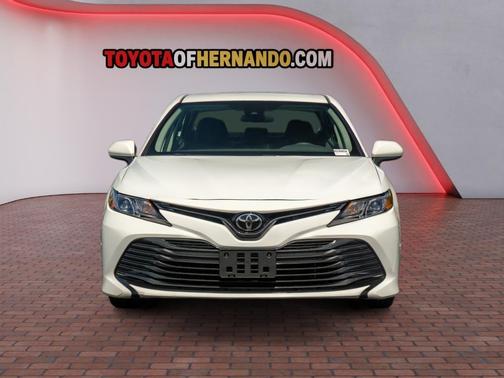 Super White 2019 Toyota Camry LE