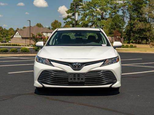 Super White 2019 Toyota Camry LE