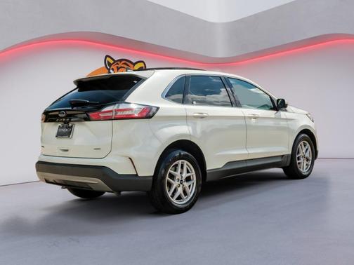 Star White Metallic Tri-Coat 2021 Ford Edge SEL