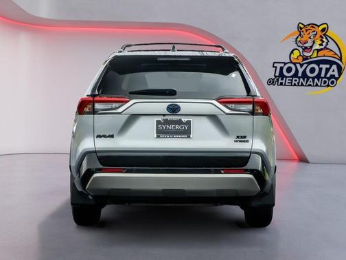 Silver Sky Metallic/Midnight Black Metallic 2024 Toyota RAV4 Hybrid SE