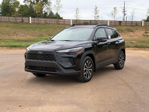 Jet Black 2026 Toyota Corolla Cross Hybrid SE