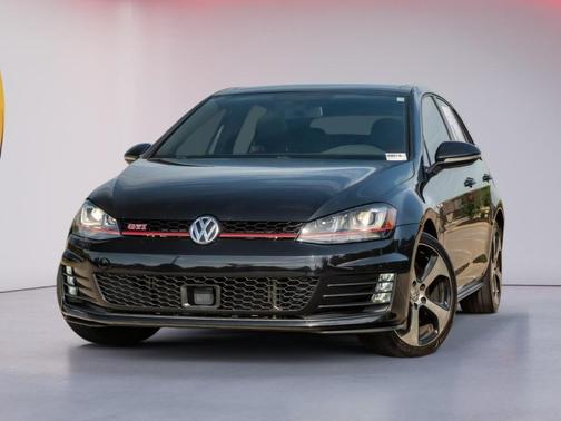 Deep Black Pearl 2017 Volkswagen Golf GTI 2.0T Autobahn 4-Door