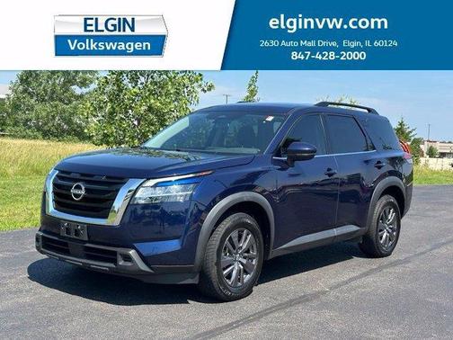 Deep Ocean Blue 2022 Nissan Pathfinder SV